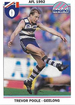 1992 AFL Regina #93 Trevor Poole Front